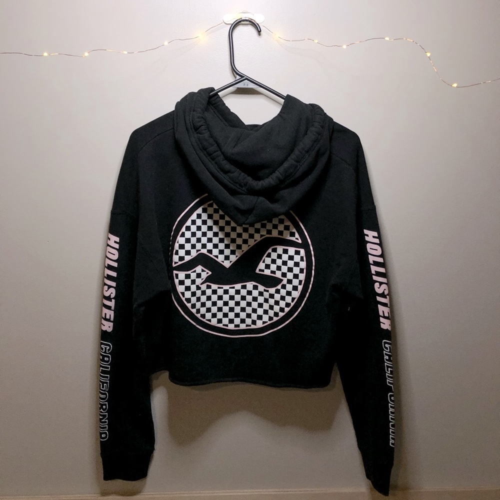 Hollister cropped sweatshirt
